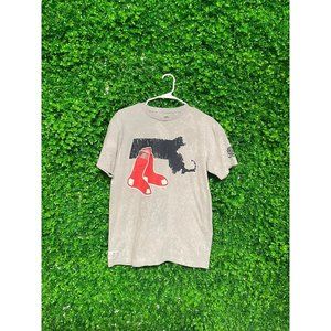 Vintage Boston Red Sox T-shirt, Adult Mens Large, Reworked apparel, MLB Baseball